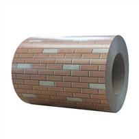 Bobina de aço galvanizado pré-pintado de cor tijolo