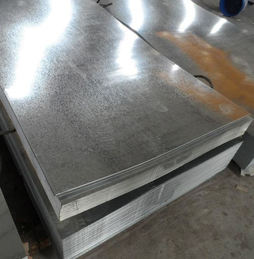 DX54D Placa de aço galvanizada laminada a frio