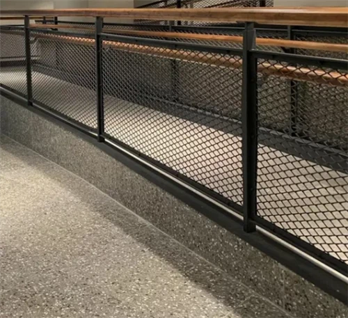 Decoração de transmissão de luz Malha de arame de aço de metal expandido