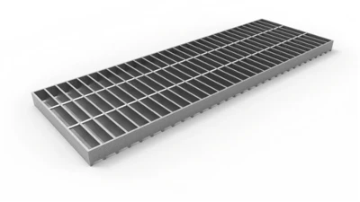 Grade de aço soldado para escadas de pisos de escada Walk Way Platform e vários andares